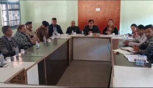 नगर पंचायत राजगढ़ में बैठक का आयोजन