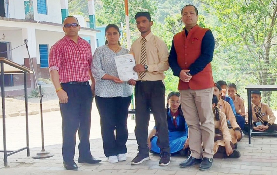 पीएम श्री विद्यालय नारग के होनहार छात्र राहुल शर्मा