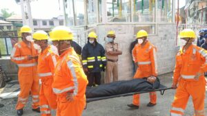 सराहां बाज़ार में हुआ 9 वीं मेगा मॉक ड्रिल अभ्यास