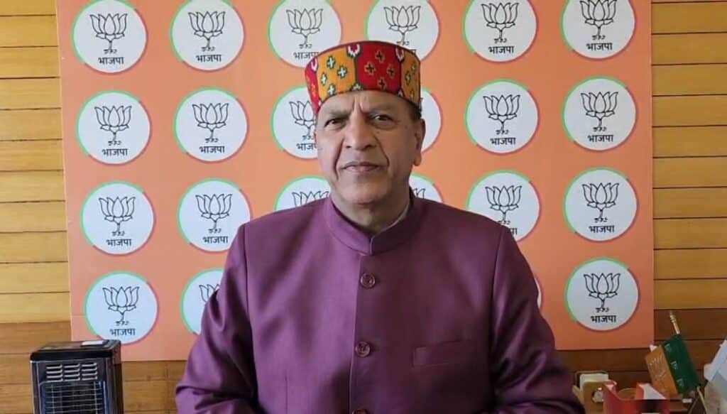 भाजपा प्रदेशाध्यक्ष डॉ राजीव बिंदल