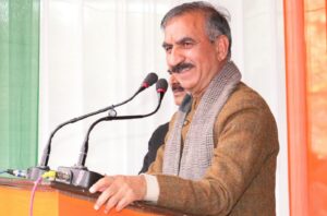 मुख्यमंत्री ठाकुर सुखविन्द्र सिंह सुक्खू