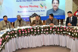 मुख्यमंत्री ठाकुर सुखविन्द्र सिंह सुक्खू कैथू में हिमाचल प्रदेश राज्य सहकारी बैंक की नव-स्थापित शाखा के उद्घाटन अवसर पर