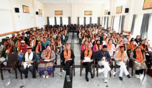 जिला भाजपा कार्यालय सुंदरनगर में भाजपा की प्रदेश स्तरीय बैठक का आयोजन