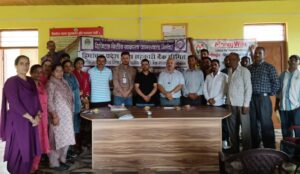 डिजिटल वित्तीय साक्षरता शिविर में उपस्थित ग्रामीण