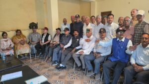 पूर्व सैनिक कल्याण लीग के पदाधिकारी
